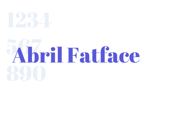 Abril Fatface