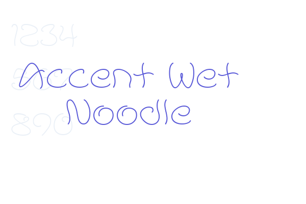 Accent Wet Noodle