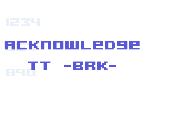 Acknowledge TT -BRK-