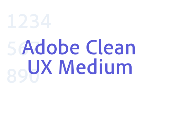 Adobe Clean UX Medium