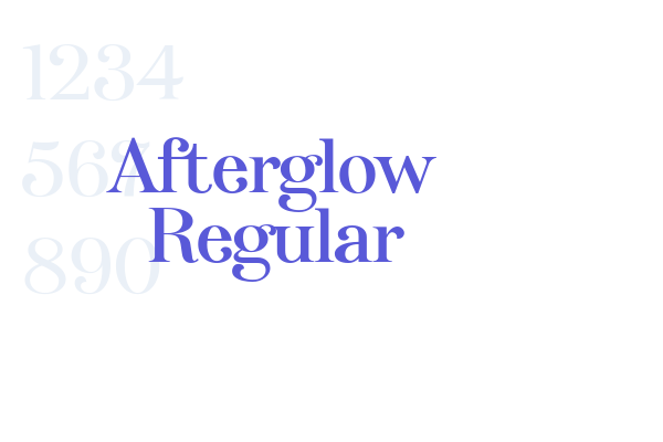 Afterglow Regular