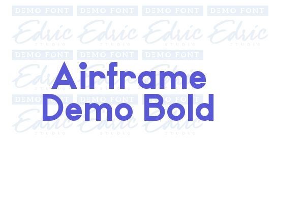 Airframe Demo Bold