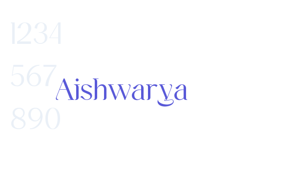 Aishwarya - Font Free Download