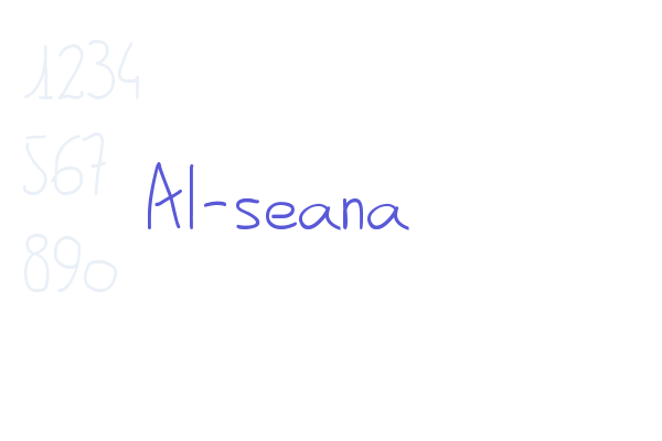 Al-seana font download