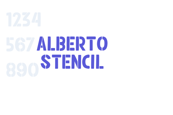 Alberto Stencil