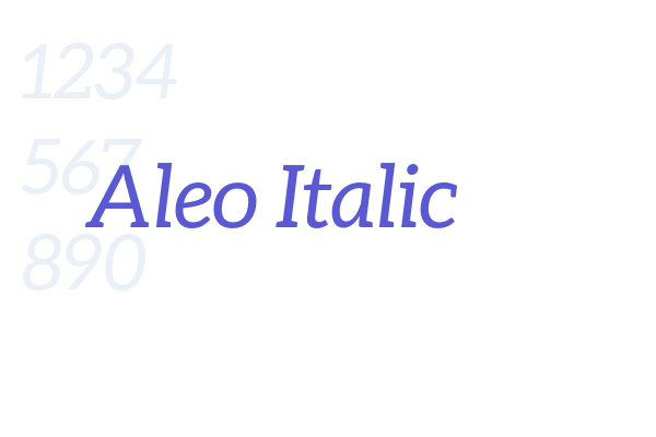 Aleo Italic