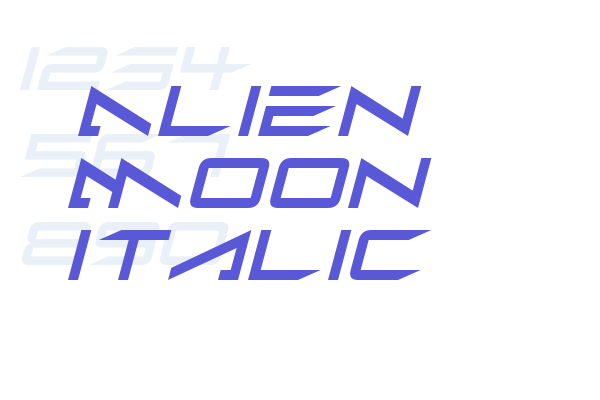 Alien Moon Italic