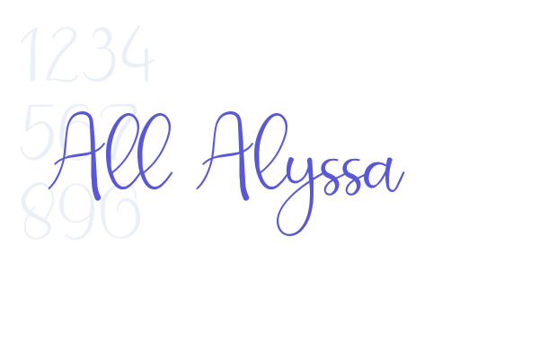 All Alyssa