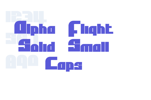 Alpha Flight Solid Small Caps