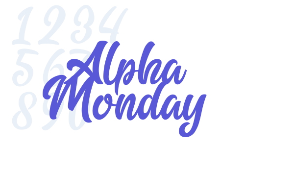 Alpha Monday