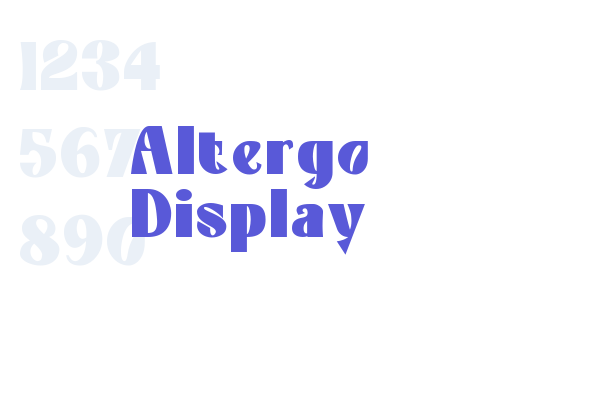 Altergo Display