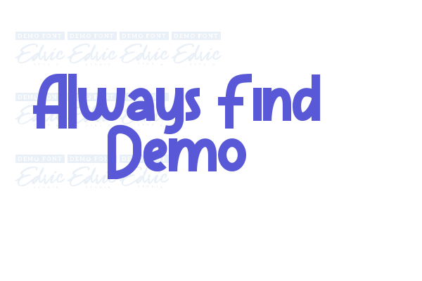 Always Find Demo