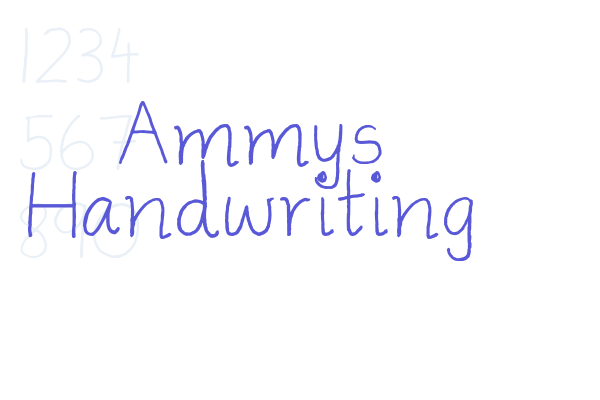 Ammys Handwriting