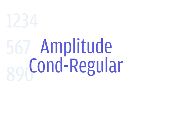 Amplitude Cond-Regular