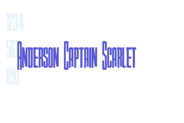 Anderson Captain Scarlet