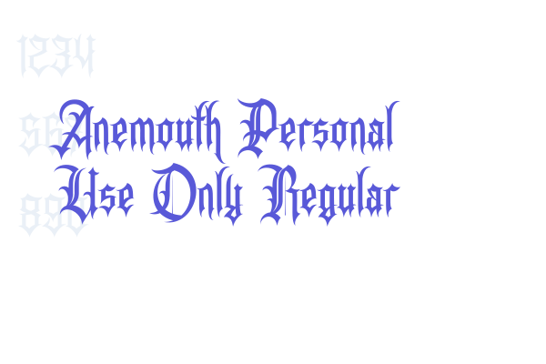 Anemouth Personal Use Only Regular