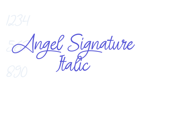 Angel Signature Italic