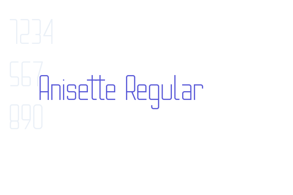 Anisette Regular