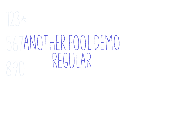 Another Fool DEMO Regular