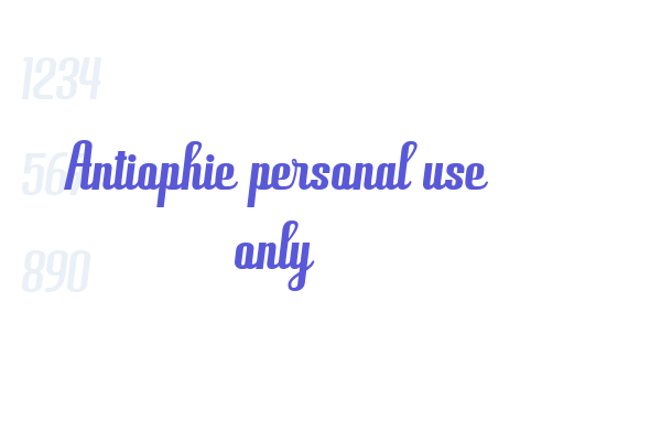 Antiophie personal use only