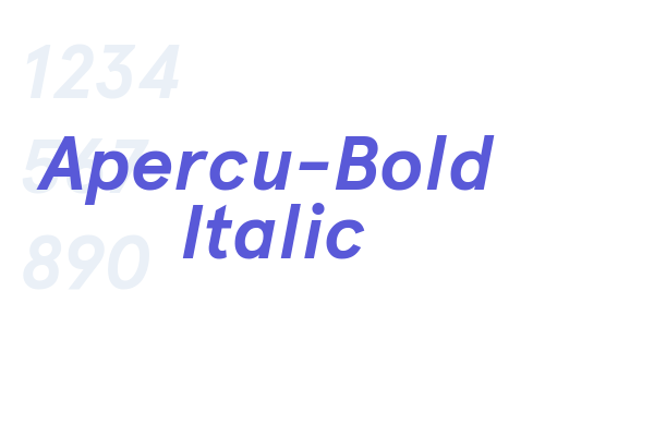 Apercu-Bold Italic