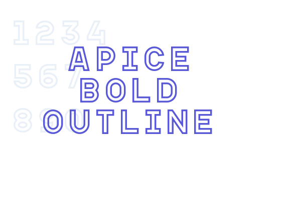 Apice Bold Outline