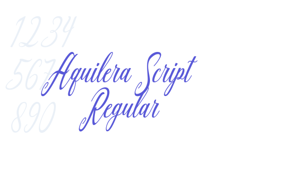 Aquilera Script Regular