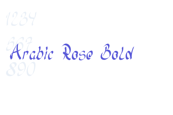 Arabic Rose Bold