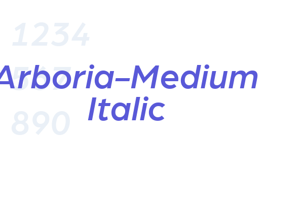 Arboria-Medium Italic