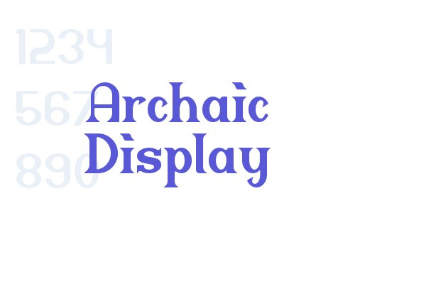 Archaic Display