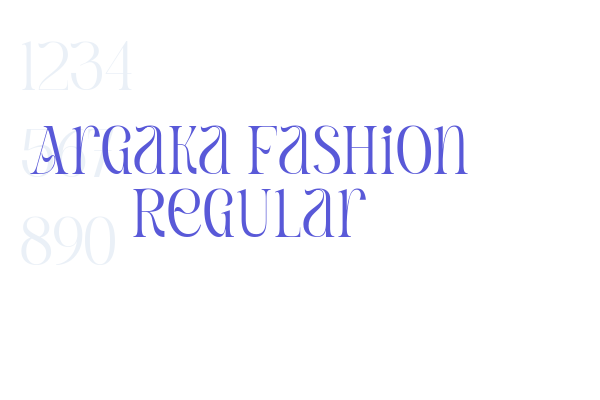 Argaka Fashion Regular