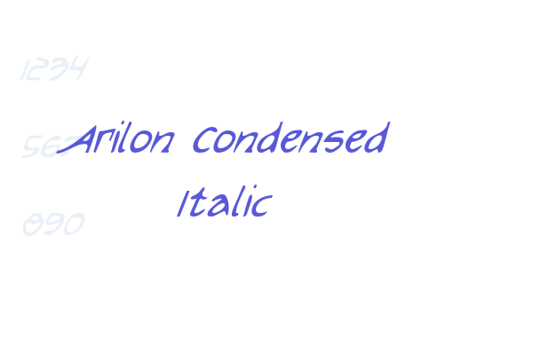 Arilon Condensed Italic