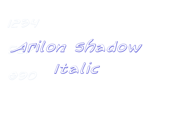 Arilon Shadow Italic