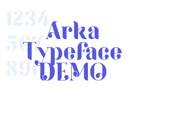 Arka Typeface DEMO