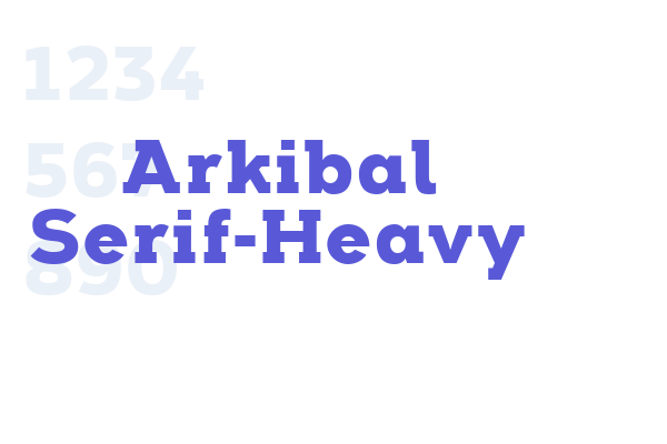 Arkibal Serif-Heavy