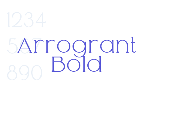 Arrogrant Bold