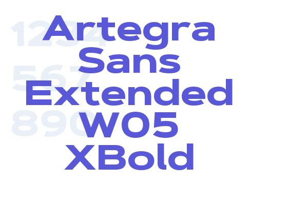 Artegra Sans Extended W05 XBold