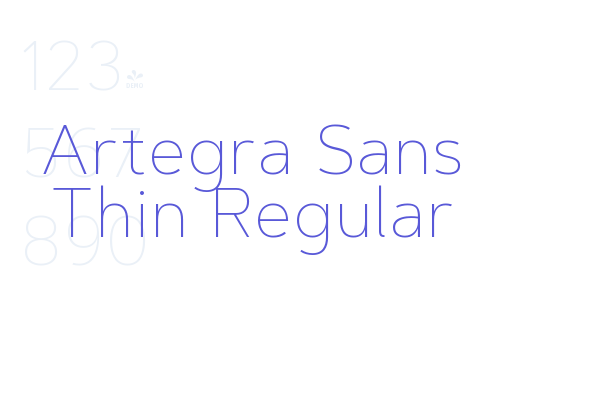 Artegra Sans Thin Regular