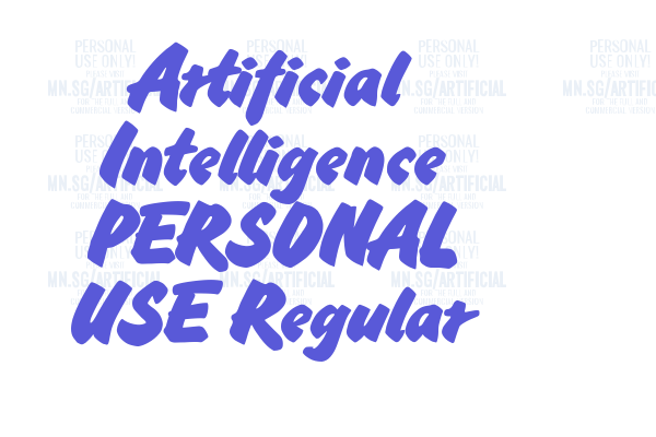 Artificial Intelligence PERSONAL USE Regular