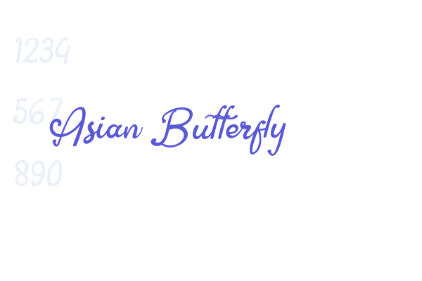 Asian Butterfly