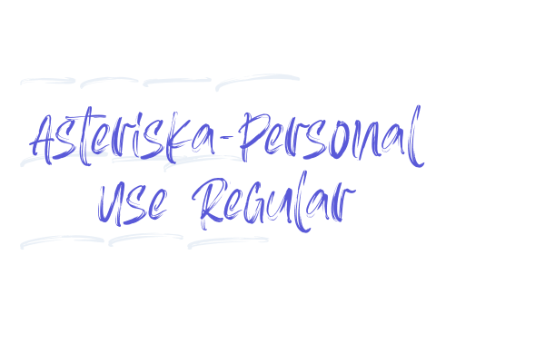 Asteriska-Personal Use Regular