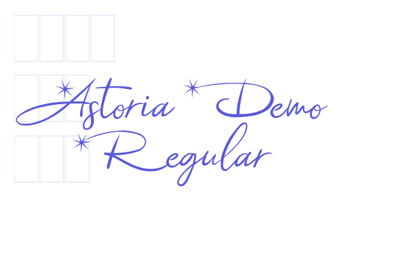 Astoria Demo Regular