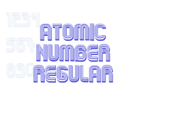 Atomic Number Regular