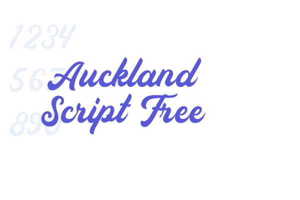 Auckland Script Free