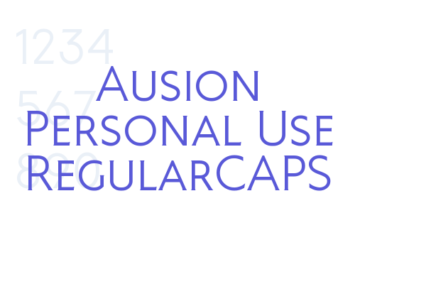 Ausion Personal Use RegularCAPS