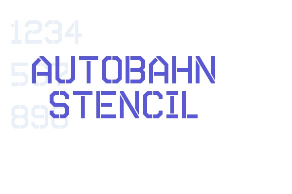 Autobahn Stencil