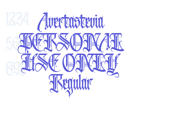 Avertastevia PERSONAL USE ONLY Regular