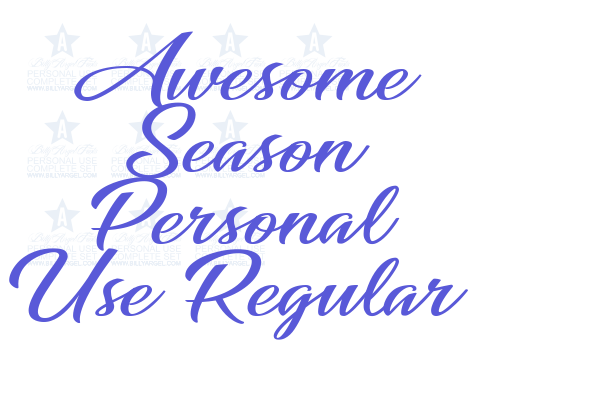 Awesome Season Personal Use Regular