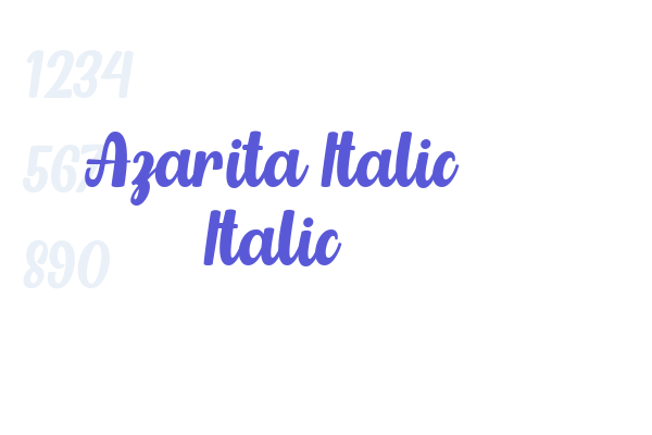 Azarita Italic Italic