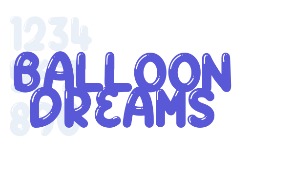 BALLOON DREAMS font download